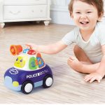 ماشین پلیس موزیکال هولی تویز huile toys مدل ۶۱۰۸