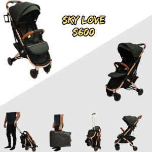 کالسکه مسافرتی تاشو چمدانی اسکای لاو SkyLove