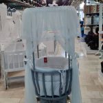 گهواره چوبی بیضی سقف دار دیوانکو Divanco