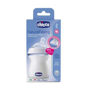 شيشه شيرهای نچرال چیکو 250 میل Natural feeling chicco