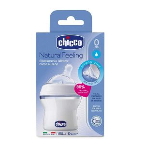 شيشه شيرهای نچرال چیکو 150 میل Natural feeling chicco