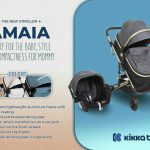 کالسکه تک کیکابو KikkaBoo مدل  Amaia 2 in 1