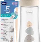 شیشه شیر پرفکت perfect ۵ میل 300ml ضد نفخ +4m چیکو chicoo
