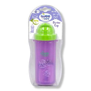 لیوان نی دار 300 میل وی کر wee care مناسب برای 12m+ کد C705