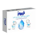 صابون بچه پروتئین شیر فیروز مناسب پوست حساس 75 گرم firooz