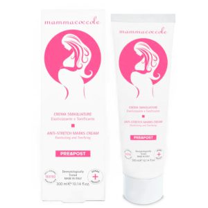 کرم ضد ترک بارداری شکم 300 میل بی بی كوكول mama coccole Skin Crack Healer