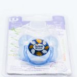 پستانک ارتودنسی شفاف چاپدار دربدار وی کر مدل پروانه سایز یک wee care p127