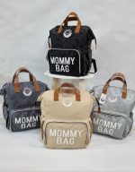 ساک لوازم کوله ای مدل ارتشی مامی بگ برند کیو ضد مامی بگ QZ_MOMMY_BAG