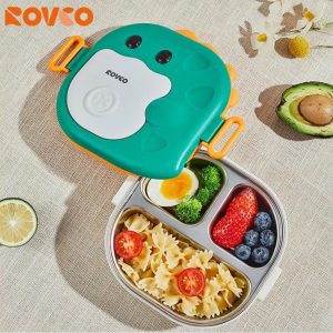ظرف غذا کودک طرح دایناسور رووکو Rovco c1016