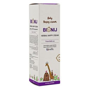 کرم تعویض پوشک کودک بیونیج 75 میلی لیتر Bionij Baby Nappy Cream 75ml