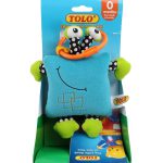 عروسک آویز طرح خرچنگ مربع ویبره و آینه دار تولو tolo  95331