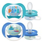 پستانک اونت مدل الترا ایر 6-12 بسته 2 عددی avent ultra air happy scf080/03