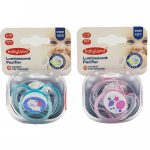 پستانک النا شب تاب ارتودنسی طرح بادکنک و ستاره 6-18 ماه بی بی لند babyland کد487