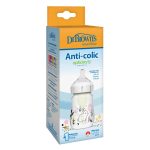 شیشه شیر طلقی ۱۵۰ میل آپشن پلاس عریض دکتر براونز طرح زرافه و فیل we51008-intx Dr Brown's - Image 9
