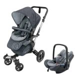 ست كالسكه و كرير طوسی کنکورد    Cocnord Steel Grey Neo and Air Safe Travel System CONA0984