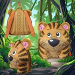 کوله پشتی بچه گانه Wildpack طرح ببر اوکی داگ okiedag