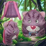 کوله پشتی بچه گانه Wildpack طرح گربه اوکی داگ okiedag