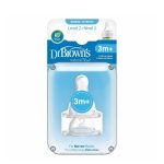 سر شیشه دهانه باریک دکتر براونز در سایز 3m سه ماه Dr Brown’s