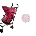 کالسکه جهانگرد  globetrotter pink صورتی ( با چتر) برند مک لارن maclaren