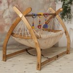 گهواره ننو سرخ پوستی چوبی دانینی danini