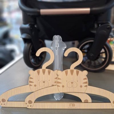 چوب لباسی چوبی طرح فیل و گربه و شیر و ببر