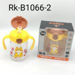 لیوان نی دارو دسته دار طرح گربه رووکو ROVCO  کد rk-b1066-2