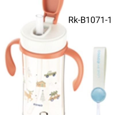 لیوان نی و دسته دار با بند رووکو ROVCO طرح ماشین و حیوانات با کد rk-b1071-1