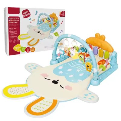 تشک بازی پیانویی طرح خرگوش کد 386-31 زیرانداز بازی موزیکال برند اییینگله aiyingle