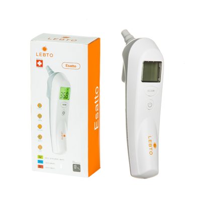 تب‌ سنج دیجیتال لبتو LEBTO مدل Esatto با سنجش گوش و پیشانی بدون تماس