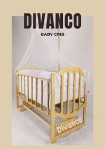 گهواره کنار مادر مدل الیزا ابعداد 60*90 برند دیوانکو Divanco  چوب پلای‌وود