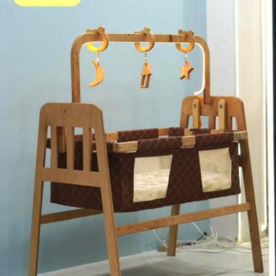 گهواره چوبی برند ماتاکیدز Mata kids مدل آیسان