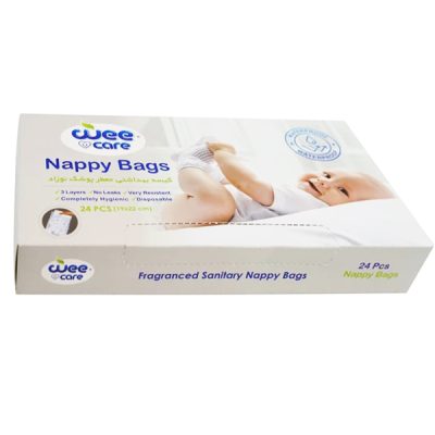 کیسه پوشک معطر جعبه ای (24 عددی)  وی کر weecare