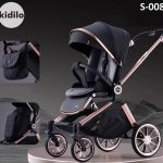 کالسکه مسافرتی سید متحرک برند کیدیلو kidilo  مدل S-008 (باکاور پا و ساک لوازم)