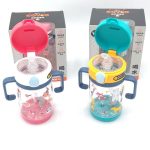 شیشه آبمیوه خوری نی دار دسته دار 240 میل 6+ رووکو Rovco  rk-b1061