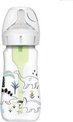 شیشه شیر طلقی ۲۷۰ میل آپشن پلاس عریض طرح  دایناسور کتر براونز wb91010-spx Dr Browns - Image 4