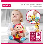 اسباب‌بازی میمون پولیشی ABC وین فاین  WinFun کد 00275 - Image 2