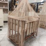 گهواره کنار مادر مدل فرشته  ابعداد 60*90 برند دیوانکو Divanco چوب پلای‌وود