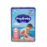 پوشک استخری  سایز 5-6 وزن 15+ برند مای بیبی mybaby