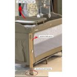 تخت و پارک کنار بازشو و یک گهواره شو کیدیلو kidilo مدل T705L - Image 6