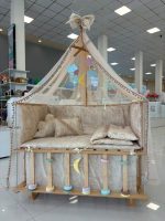 گهواره چوبی برند ماتاکیدز Mata kids مدل آنجل  (90*50) - Image 2