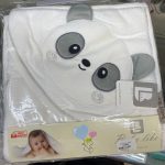 حوله کلاهدار نوزادی بیبی لایک baby like طرح خرس پاندا