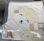 حوله کلاهدار نوزادی بیبی لایک baby like طرح گوسفند