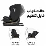 صندلی ماشین جووی کیدز Jovikids مدل Ranger TT 360   رنگ (مشکی گرک ومیش _صورتی) - Image 2