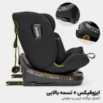 صندلی ماشین جووی کیدز Jovikids مدل Ranger TT 360   رنگ (مشکی گرک ومیش _صورتی) - Image 7