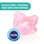 پستانک 0 تا 6 ماه تمام سیلیکون فیزیو سافت صورتی  چیکو Chicco  کد 002711110 - Image 6