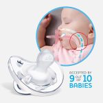 پستانک 12+  ماه تمام سیلیکون فیزیو سافت کله غازی چیکو Chicco  کد 002713200 - Image 3