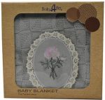 پتو بافت گل دار جعبه ای بیبی فور لایف Baby4Life - Image 6