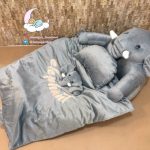 تشک گاردار (سرویس 3 تکه) عروسکی طرح  فیل جامگان jamegan