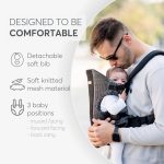 آغوشی نوزاد کیکابو Kikkaboo مدل Gwen Fly knit Carrier - Image 4